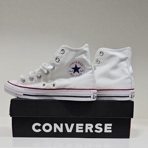 Converse White High-Top Sneakers
